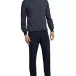 Schiesser pigiama da uomo blu scuro