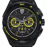 Scuderia Ferrari 0830345 Orologio da uomo al quarzo, con quadrante classico analogico e cinturino in silicone