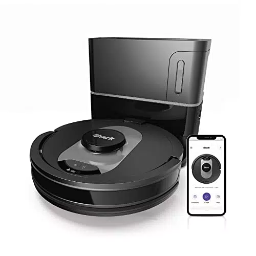 Shark Aspirapolvere Robot Ai 360 [Rv2500Seu] con Svuotamento Automatico, nero