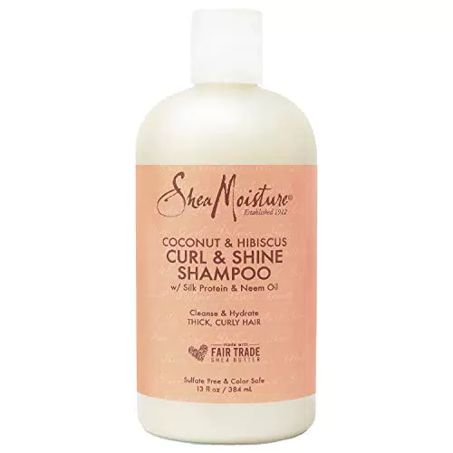 Shea Moisturehampoo per capelli ricci, profumo: Cocco e Ibisco
