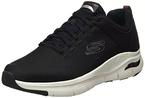 Skechers Arch Fit Paradymeneaker Uomo, Nero Black White 200