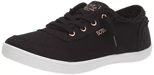 Skechers Bobs B Cuteneaker Donna, Black Canvas