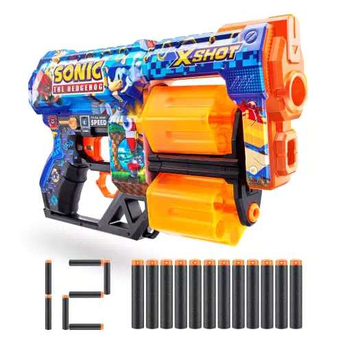 Skin X-Shot Dreadonic the Hedgehogchiuma Dardo Blaster