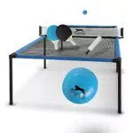 Slazenger, Tavolo da Ping Pong Unisex-Youth, Blu/Nero