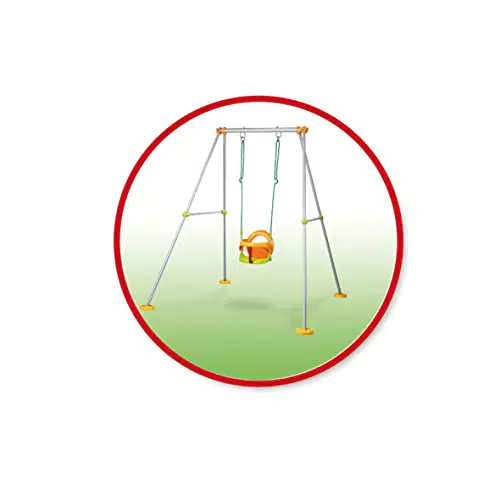 Smoby - Altalena Plus con Struttura Tubolare in Metallo