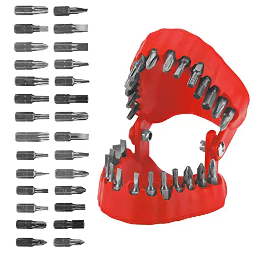 Supporto per Punte da Trapano per Protesiuckits Set di Cacciaviti di Precisione Magnetica Professionali con 28 Bit Driver Standard