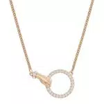 Swarovski Collana Swarovski Symbolicano, Bianco, Placcato color oro Rosa
