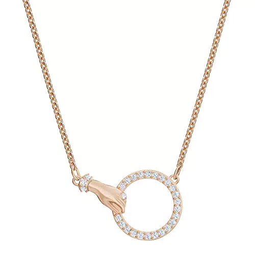 Swarovski Collana Swarovski Symbolicano, Bianco, Placcato color oro Rosa