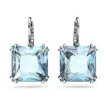 Swarovski Orecchini Millenia, Cristallo taglio quadrato