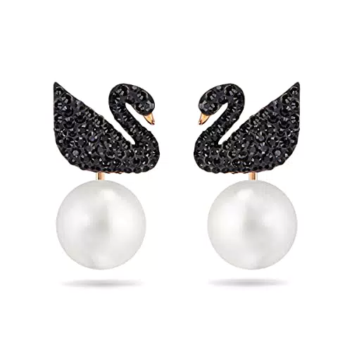 Swarovski orecchino jacket Swarovski Iconic Swan, Cigno