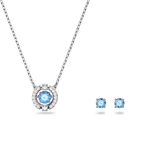 Swarovski SetSwarovski Sparkling Dance, Rotondo, Blu