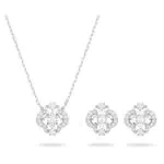 Swarovski Sparkling Dance Set di Collana e Orecchini