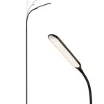 Sympa Lampada da Terra a LED 10W on Collo d'oca Regolabileampada da Pavimento Moderna 4 temperature colore 4 Livelli di Luminosità Controllo Touch Base Stabile per Salotto Camera da Letto Ufficio