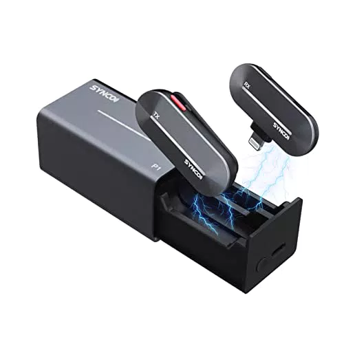 SYNCO P1L 【Certificazione MFi Lightning Microfono Lavalier Wireless 2.4Ghz