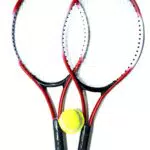 takestop Set 2 Racchetta Racchette Tennis con Pallina da Tennis Sun_4408 Bambini per Principianti con Custodia per Trasporto con Corda