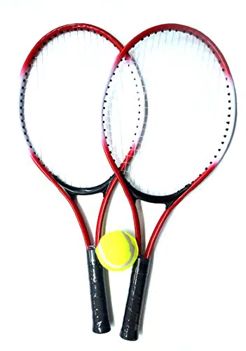 takestop Set 2 Racchetta Racchette Tennis con Pallina da Tennis Sun_4408 Bambini per Principianti con Custodia per Trasporto con Corda