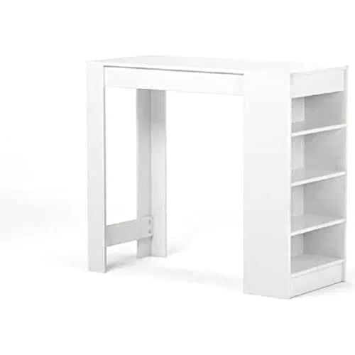 Temahome Tavolo Bar, Bianco, 102.7 x 115 x 50 cm