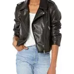 The Drop Heather Giubbotto Biker in Ecopelle da Donna