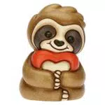 THUN - Bradipo Brad Versione Minianimale - Ceramica Dipinta a Mano - Linea Love is The Key - Living