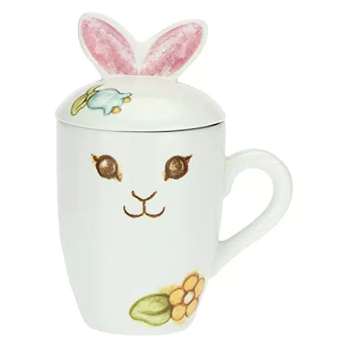 THUN - Mug con Coperchio - Linea Fiore in Fiore - Cucina
