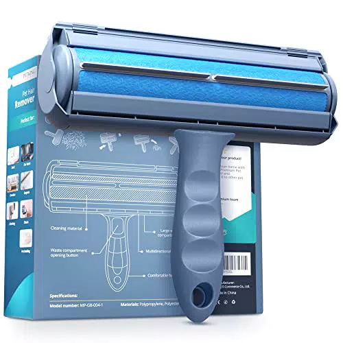 Togli Peli Animali Leva Peli Animali Rullo per Tappeti Mobili Togli Spazzola Peli Cane Gatto Riutilizzabile Raccogli Rimuovi Pelliccia Animali Domestici Pet Hair Remover