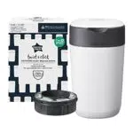 Tommee Tippee Mangiapannolini Twist And Click + ricarica, bianco
