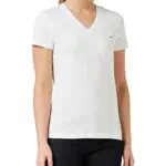 Tommy Hilfiger T-Shirt Donna Heritage V-Neck Tee Con Scollatura a V