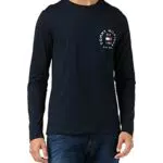 Tommy Hilfiger Hilfiger Flag Arch LS Tee T-Shirt, Desert Sky
