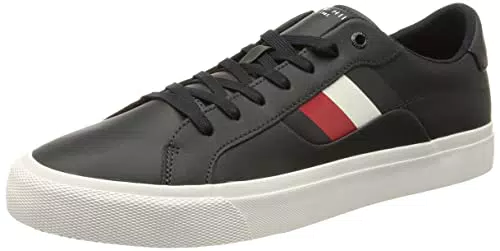 Tommy Hilfiger Nucleo Strisce Vulc Pellecarpe da Ginnastica Uomo