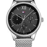 Tommy Hilfiger Orologio Analogico Multifunzione al Quarzo da Uomo con Cinturino in Acciaio Inossidabile con Cinturino in Acciaio Inossidabile - 1791415