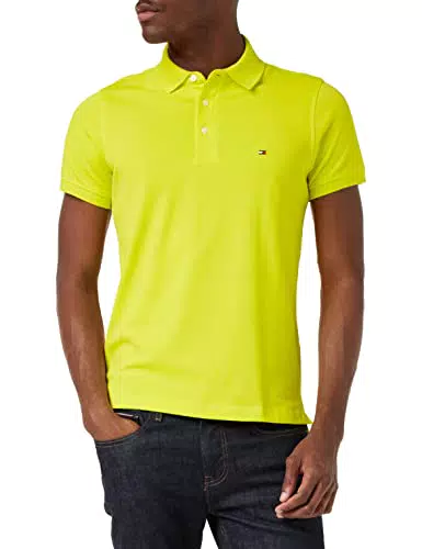 Tommy Hilfiger Polo 1985 Maglietta, Citrus Yellow