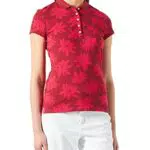 Tommy Hilfiger Polo Stampato Slim SSid Scale Bloom/Pink Splendor