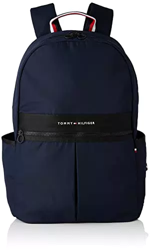 Tommy Hilfiger TH Horizon Zaino, Uomo, Blu Spaziale