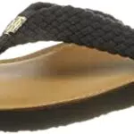 TOMMY HILFIGER TH Leather Footbed Beach Sandal, Infradito Donna