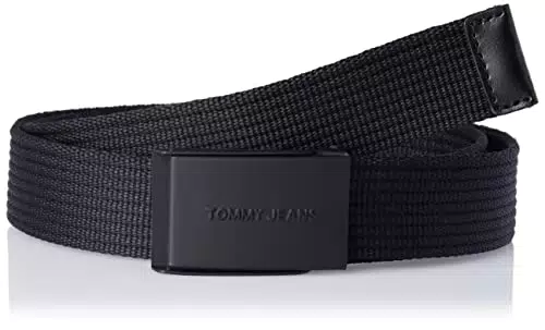 Tommy Jeans Tjm Essential Webbing 3.5 Cintura, Black
