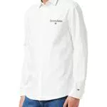 Tommy Jeans Tjm Serif Linear Oxford Camicia, White