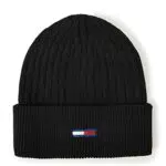 Tommy Jeans Tjw Flag Beanie Cappello Lavorato a Maglia