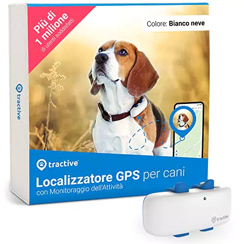 Tractive - GPS per cani, bianco