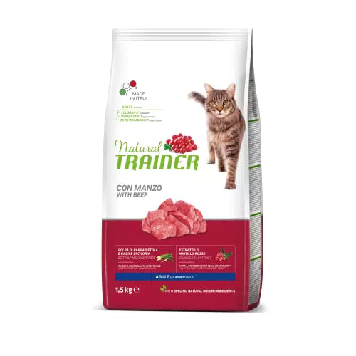 Trainer Natural Cat Adult con Manzo 1.5 kg X 6-9000 Gr