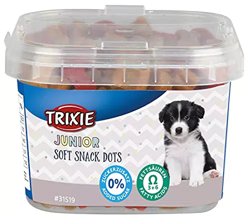 Trixie 31519 Junior Soft Snack Dots con Omega3, 140 g