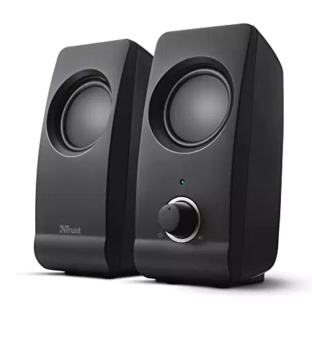 Trust Remo Casse PC 2.0, 16 W, Alimentazione USB, Jack AUX 3.5 mm