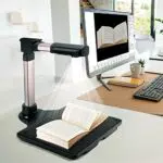 TTLIFE Fotocamera per Documenti Portatile 16MP Scanner ad alta Definizione Scanner per Libri Acquisizione A3 OCR Multilingue con Registrazione Video Proiezione in Tempo Reale Pulizia Automatica