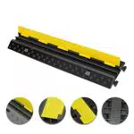 UFLIZOGH Passacavo a Pavimento in Gomma Protezione elettrici Canalina Rampa modulare per Condotto