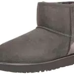 UGG Classic Mini Shinetivale Donna, Charcoal