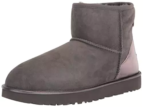 UGG Classic Mini Shinetivali Donna, Charcoal