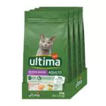 Ultima Cibo per Gatti Sterilizzati con Salmoni -Confezione da 4 x 1