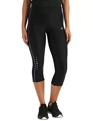 Ultrasport Panta jogging 3/4 per donna con effetto compressivo e funzione Quick Dry