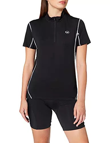 Ultrasport T-Shirt Ciclista per Donna a Maniche Corte con Funzione Quick Dry