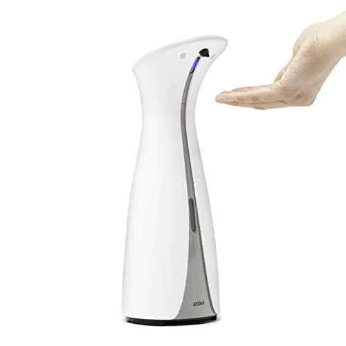 Umbra Otto 250 ml Dispenser per sapone, Bianco/grigio