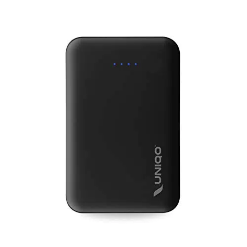 UNIQO Powerbank tascabile da 5000 mAh con 2 porte USB